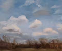 Original painting by Natan Shalva – Clouds in winter