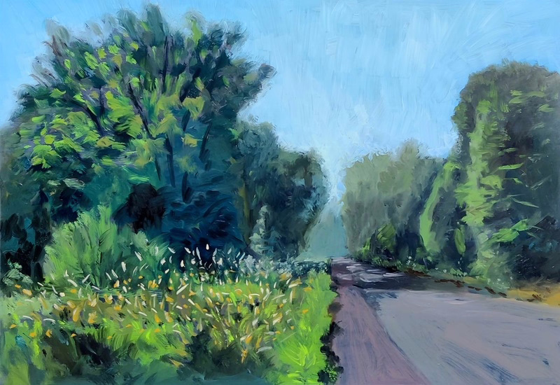 Oil painting &ldquo;Summer&rdquo; by Natan Shalva