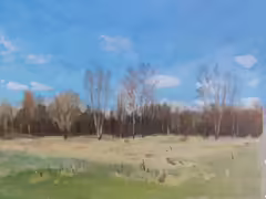 Original painting by Natan Shalva – The sheep pasture